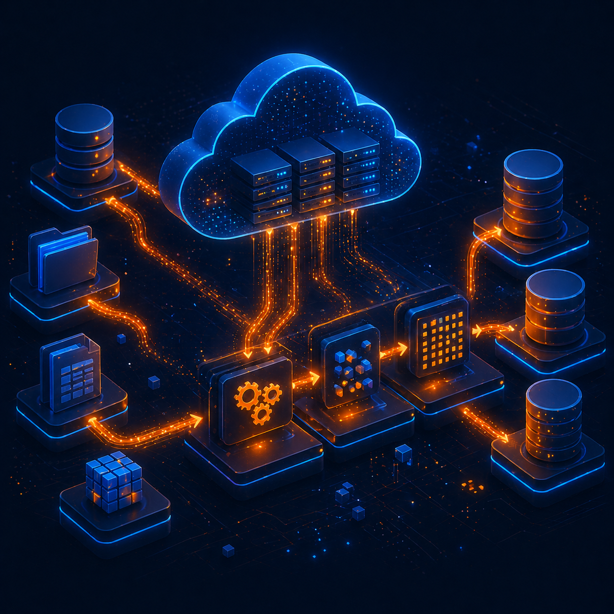 Azure cloud data engineering visualization