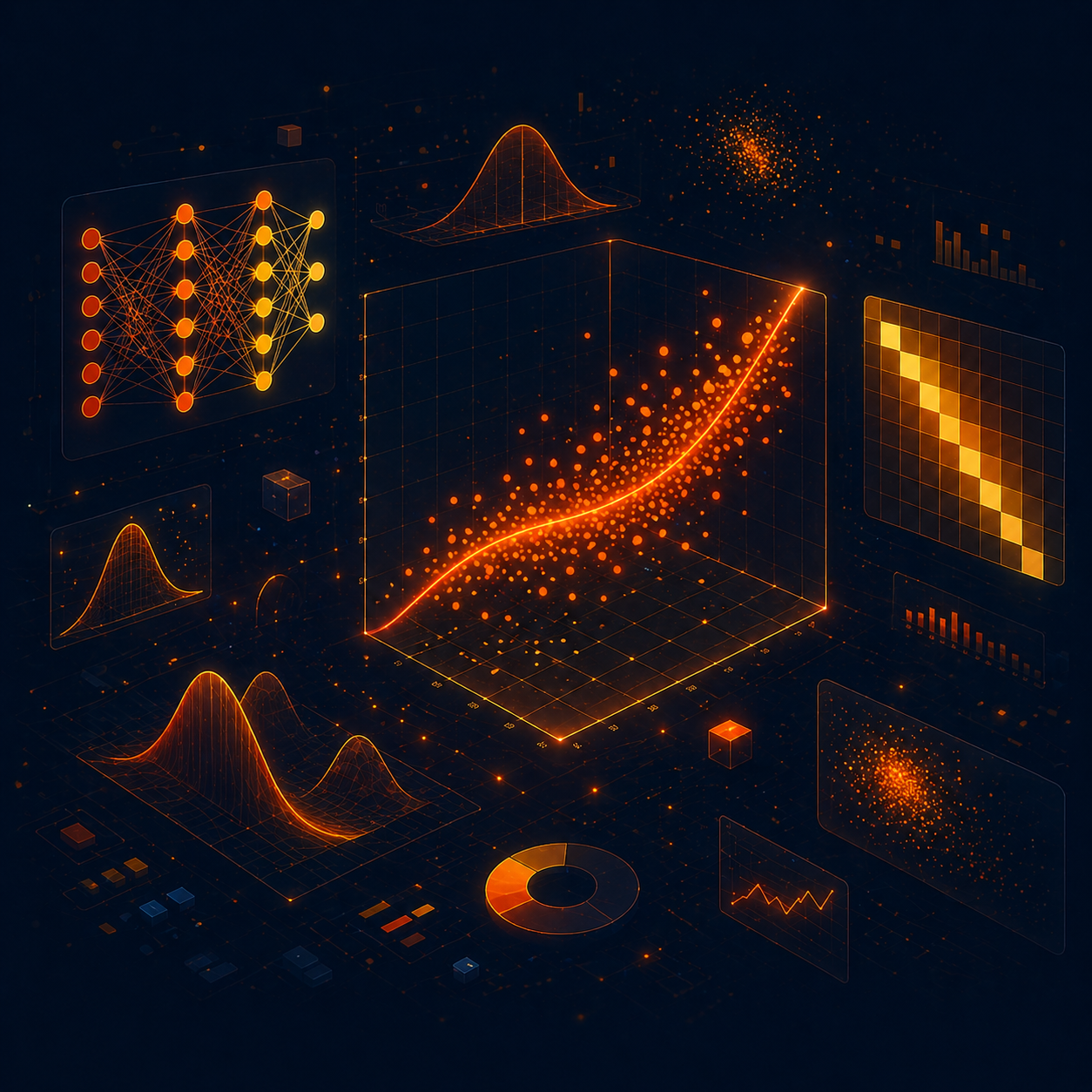 Data science neural network visualization