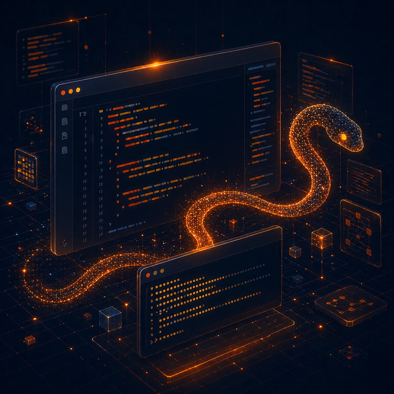 Python programming code visualization